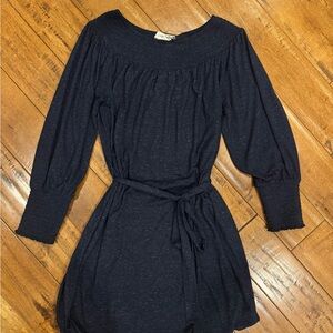 LOFT Midnight Blue Long Sleeve Dress